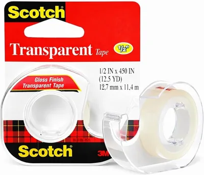 Scotch Transparent Tape Dispenser 12mm x 11.43m, Best Deal