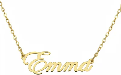 Collar Con Nombre personalizado Laminado de oro 18k o Rodio - Mejor Precio