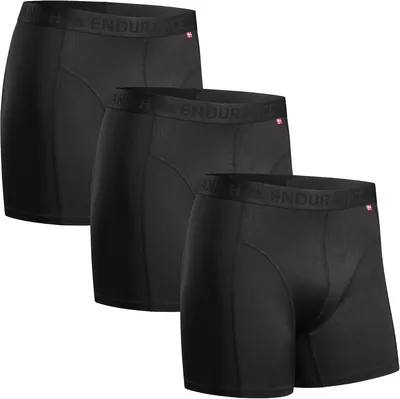 DANISH ENDURANCE Sports Boxers Men, Long Leg or Regular, 3 Pack | Functional underwear, elastic and 