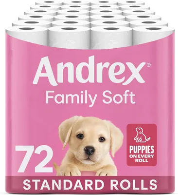 Andrex Family Soft - 72 Rolls 28% Off