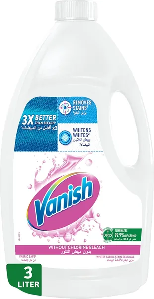 Vanish Liquid Fabric Stain Remover 3L for White clothes