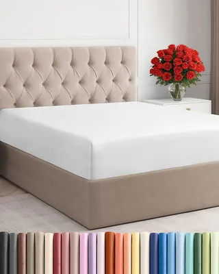King Fitted Bed Sheet - Ultra-Soft Hotel Luxury Bedding Best Deal