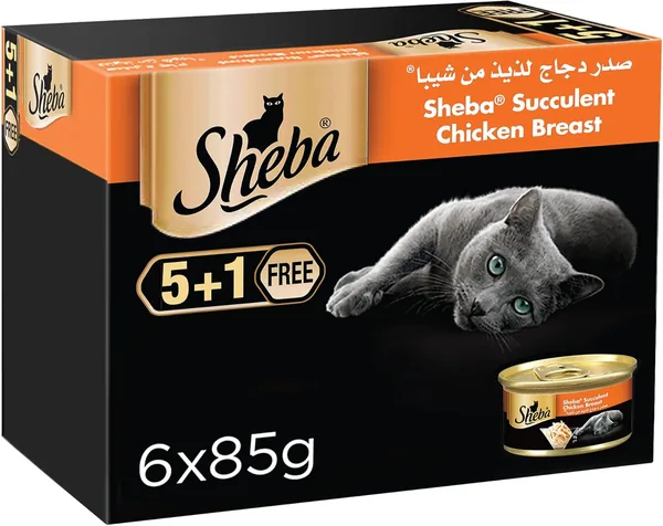 Sheba Wet Cat Food Canned Delicious Chicken Breast