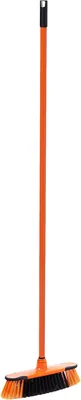 Royalford Long Floor Broom - 48% Off | Strong Iron Handle, Stiff Bristles