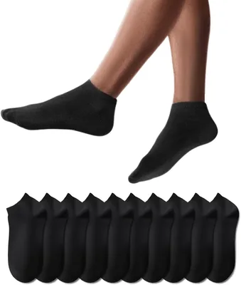 YouShow Unisex Trainingsstrümpfe, 10 Paar kurze Halb- oder Viertelstrümpfe, Baumwolle, Best Deal