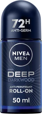 Nivea Men Deep Anti-Perspirant Roll-On Deodorant Charcoal 50ml | Best Deal