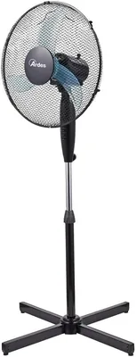 ARDES - AR5AM40P Ventilateur debout puissant et silencieux, 3 x 40 cm de lames, oscillant, réglable en hauteur et en inclinaison
