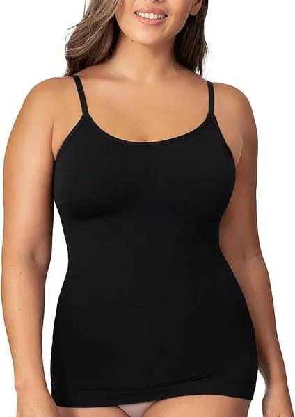 SHAPERMINT High Compression Womens Tops - Scoop Neck Cami - Tank Top for Women