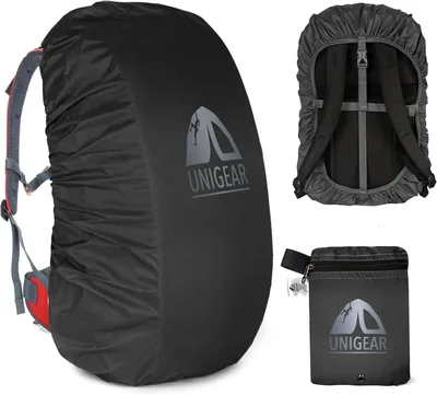 Coprimbasche Impermeabile Unigear da 10 a 90L per Escursionismo e Viaggi | Copertura resistente all'abrasione per campeggio