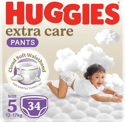Huggies Extra Care Diaper Pants Size 5, 12-17kg