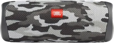 Flip 5 Portable Waterproof Bluetooth Speaker - Black Camo