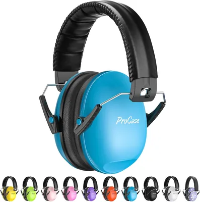 ProCase Ear Defenders Blue - 27dB Noise Cancelling