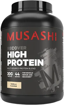 Musashi High Protein Powder Vanilla 2kg Best Deal