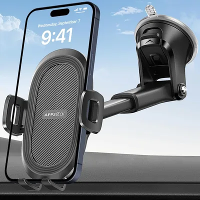 APPS2Car Auto Telefoonhouder met Sterke Suction Cup - 360° Universele Telefoonhouder voor Auto (38% Korting)