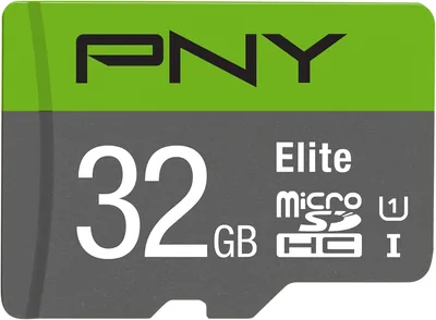PNY Elite microSDHC 32GB Class 10 U1 Card