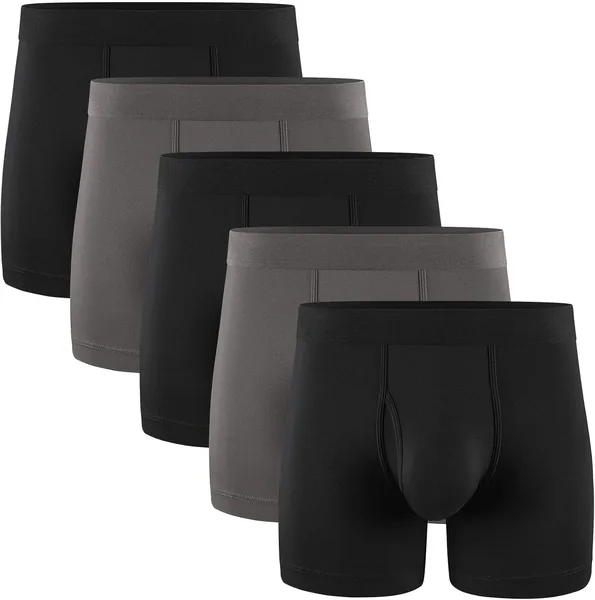 Natural Feelings Mens Boxer Shorts Soft Cotton Men Pack Breathable Mens Underwear Boxer Briefs