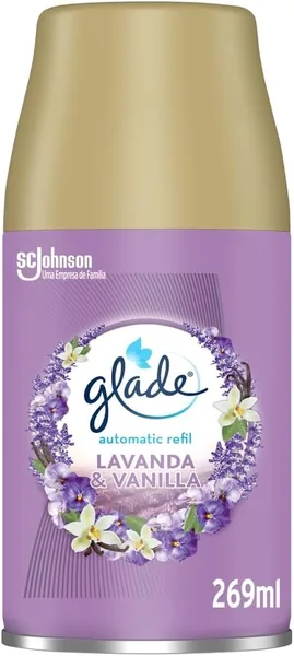 Glade Aromatizador de Ambiente Automático, Lavanda e Baunilha, Refil 260ml - Melhor Preço