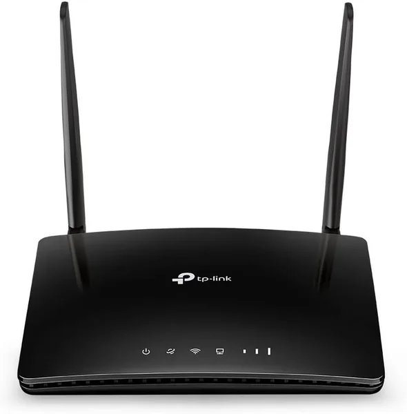 TP-Link TL-MR6400 - Router 4G LTE (Cat 4), hasta 300 Mbps, MicroSim, Puerto Ethernet LAN/WAN, Antena Desmontable