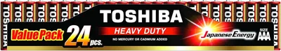 TOSHIBA Heavy Duty AAA 24 Battery Pack Best Deal