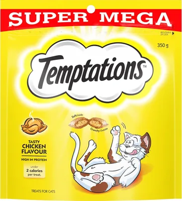 TEMPTATIONS Cat Treats Chicken 350g Best Deal