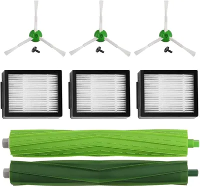 MIRTUX Accessory Kit Compatible with Roomba E5 E6 i3 i3+ i7 i7+ j7 j7+ e5154 e5158 Complete Replacem