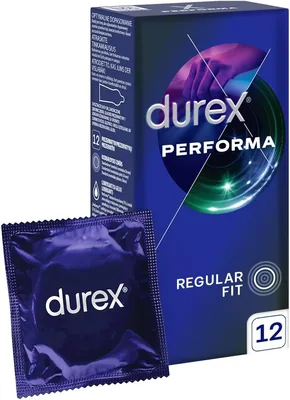 Durex Performa - Prezerwatywy z lubrykantem, 12 szt. - Najlepsza cena