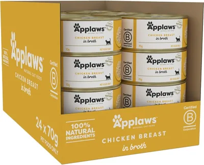 Applaws Chicken Wet Cat Food 24x70g Tin Best Deal