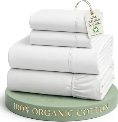 Lane Linen Organic Cotton Queen Sheet Set - 11% Off