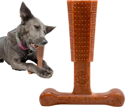 SPOT Bam-Bones Plus T Bone - Durable Dog Chew Toy Best Deal