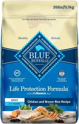 Blue Buffalo Life Protection Chicken Rice Adult Dry Dog Food Best Deal