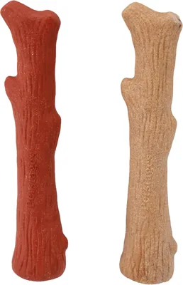 Outward Hound Petstages Dogwood Wood Alternative Chew Toy 2-Pieces (Medium, Original/Mesquite) - Best Deal