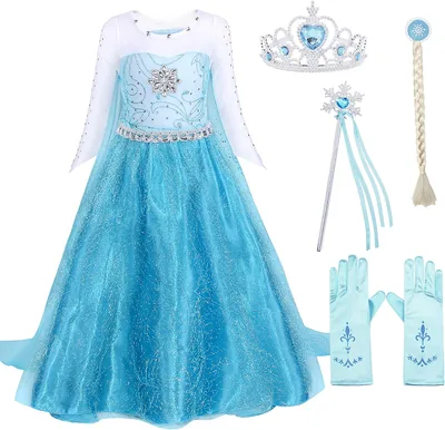 AmzBarley Princess Costumes Girls Dress Kids Outfit for Party Halloween Christmas Cosplay Adventure Clo Best Deal