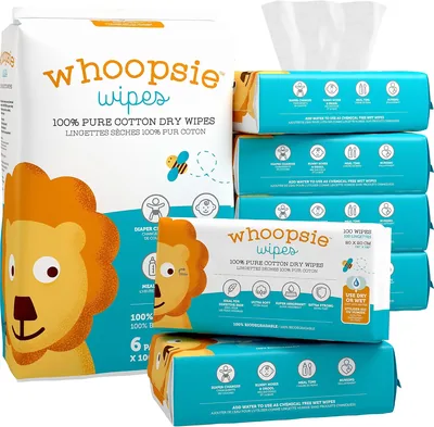 Whoopsie Wipes 600 Count - Unscented Baby Wipes