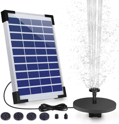 AISITIN 5.5W Solar Fountain Pump
