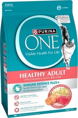 Purina One Adult Salmon Tuna Dry Cat Food 3.05kg Best Deal