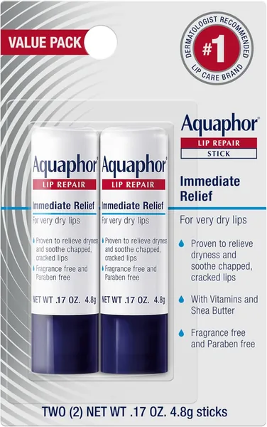 Aquaphor Lip Repair Stick - Soothes Dry Chapped Lips