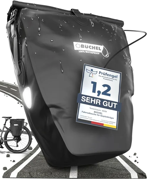 B chel Bicycle Bag for Pannier Rack