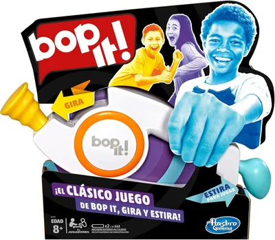 Hasbro Gaming Bop It! - Juego Electrónico de Golpear, Estirar y Girar (28% Off)