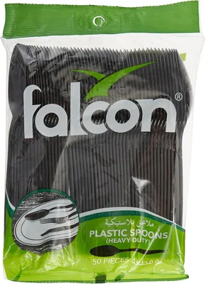 Black Plastic Table Spoon Heavy Duty Best Deal