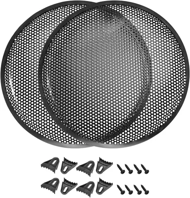 Sourcing Map 15" Speaker Metal Mesh Guard - 2 Pack