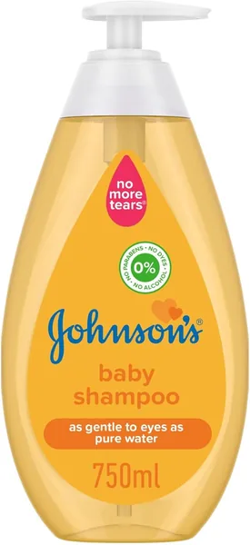 Johnson's Baby Shampoo, Gentle NO MORE TEARS Formula, 750ml