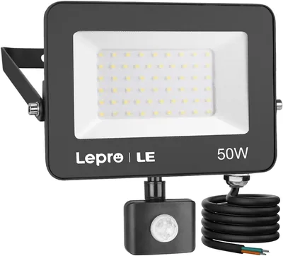 Lepro 50W Motion Sensor Flood Lights