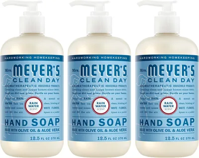 Mrs. Meyer's Hand Soap, Rain Water Scent, Biodegradable