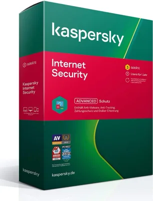 Kaspersky Internet Security 3 appareils (Code en Boîte) - Meilleures Offres