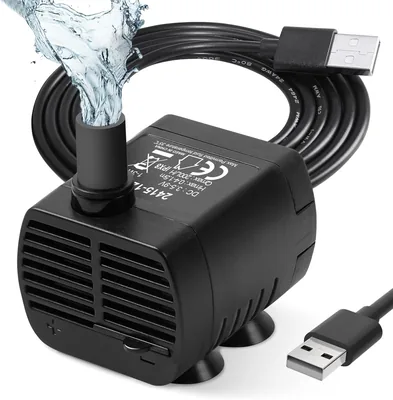 Flintronic Mini Pompa Wodna 200 l/h, 3 W - Zatapialna, Akwariowa, Cyrkulacyjna Do Akwarium, Fontanny, Stawu - Czarna Best Deal