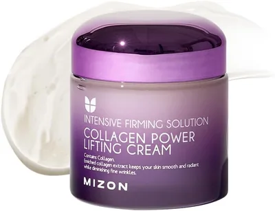 [Mizon] Collagen Power Lifting Cream (75ml) Intensive Moisturizing with 75% Marine Collagen Extract,