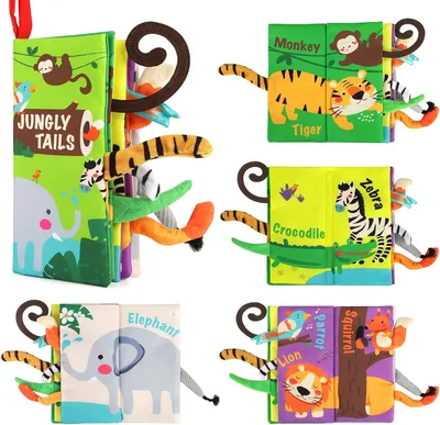 Beiens Baby Books - Touch & Feel Crinkle Cloth