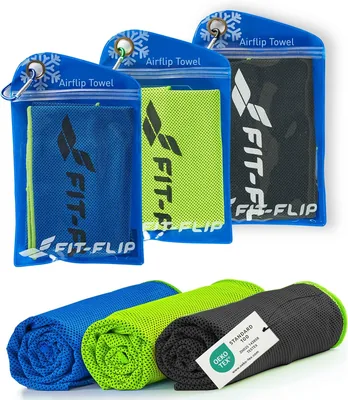 Kühlende Handtücher Set 3 Stück - Für Wandern, Laufen, Tennis, Reisen - Best Deal
