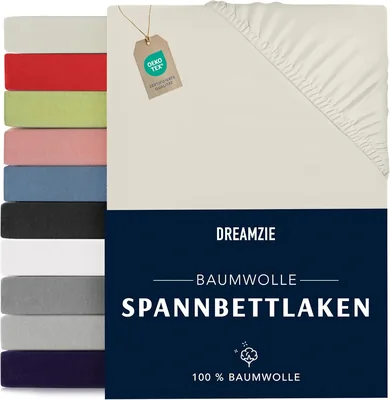 Dreamzie Elastische Baumwoll Pasformblatt 28% Rabatt