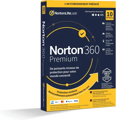 Norton™ 360 Premium 2022 - Meilleures affaires